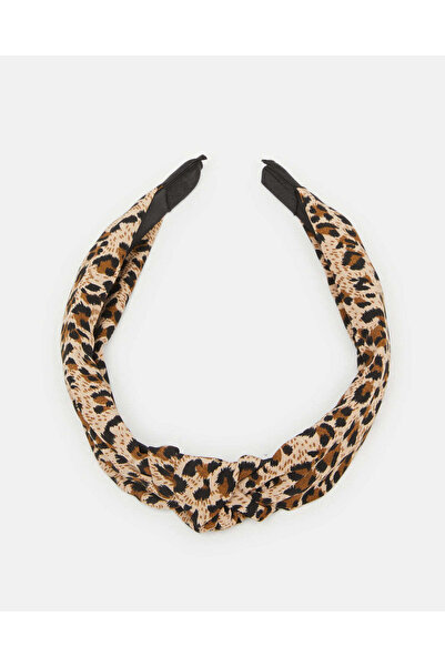 REDTAG عصابة رأس نسائية مطبوع باللون البني