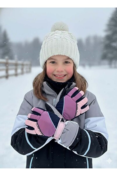 MİNİKO KİDS Ki̇tti̇ 422-14 9-14 Year Old Snow Skiing Gloves