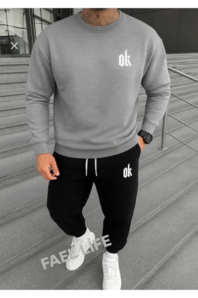 FAEL LİFE SET UNISEX PENTRU FETE/BĂIEȚI, HABĂNĂ DE IARNĂ CU GULER ROTUND, TĂI...