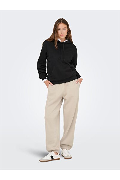 ONLY Onlbest Life Cuff Pant Swt Noos Women's Gray Sweatpants - 15357504