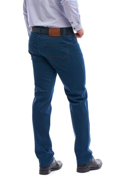 Centini Men’s Everyday Regular Fit Jeans, Rich Blue