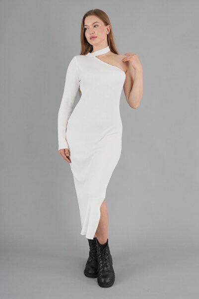 ALEXANDERGARDI One Shoulder Knit Dress(A92246-S)