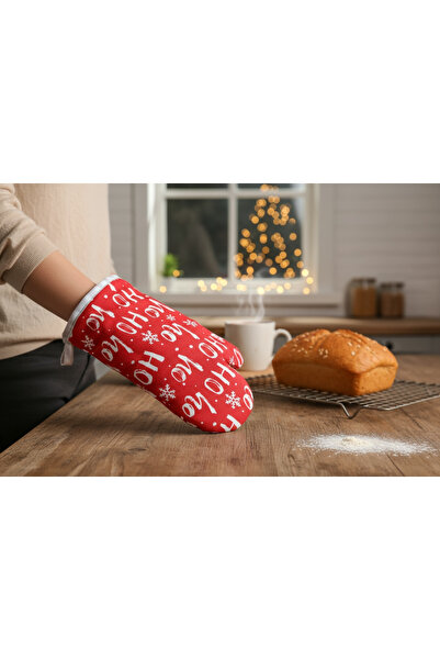 Soft and Baby قفازات الفرن بتصميم السنة الجديدة، بتصميم عيد الميلاد