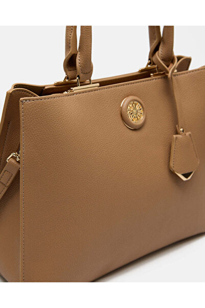 REDTAG Women Beige Embellished Day Bag