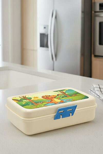 3 Compartment Feeding Box - School and Nursery Type Children's Feeding Container