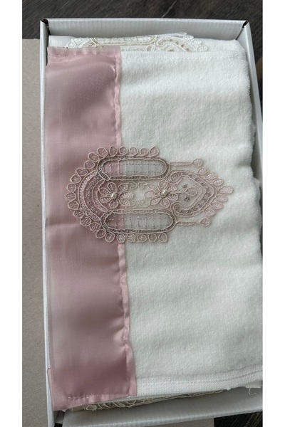 SERENART HOME Serenarthome Towel Set of 6 with Lace Boxed Kitchen Towel Set
