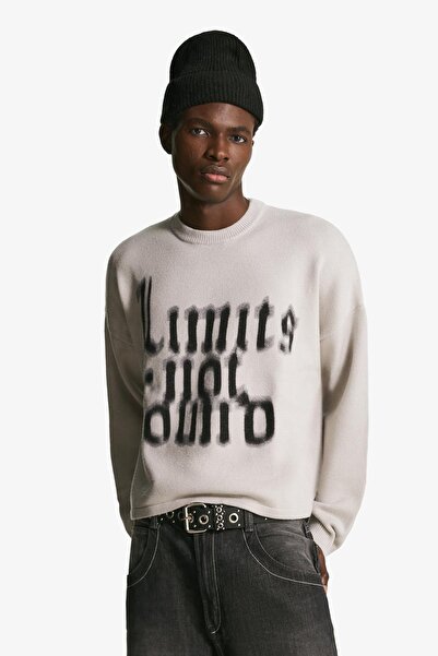 Bershka Baskılı süveter