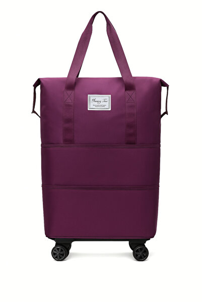 Zenorius Geantă pliabilă de voiaj cu roți, extensibilă pe 3 niveluri– capacit...