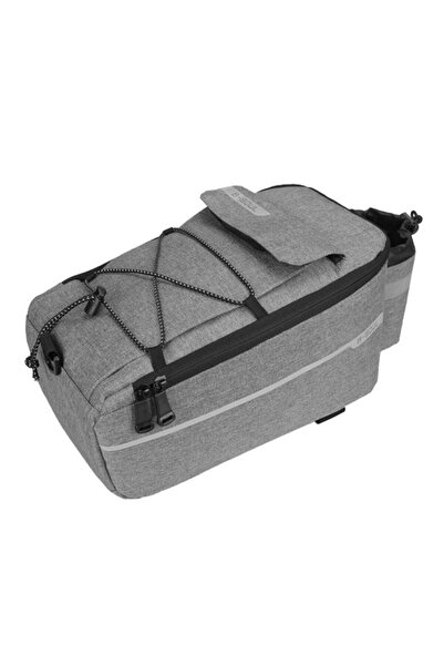 zola Bike bag,heat insulated,water bottle pocket,easy trunk mount,reflective,38x15.5x16cm,grey