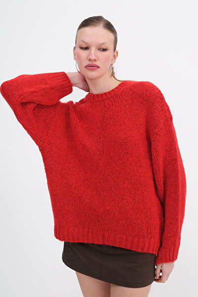 Addax Crew Neck Basic Knitwear Sweater K251091