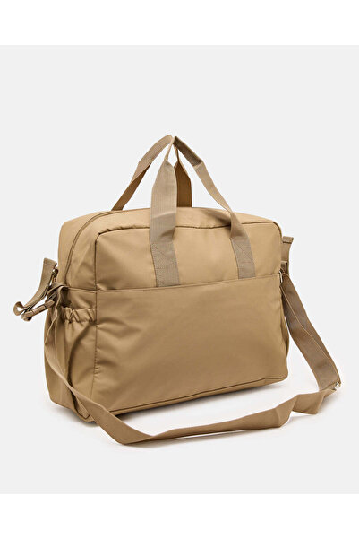 REDTAG Brown Quilted Diaper Bag With Changing Mat