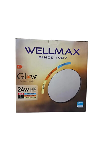 Samsung LED Ceiling Light IP20 24W Glow - Black
