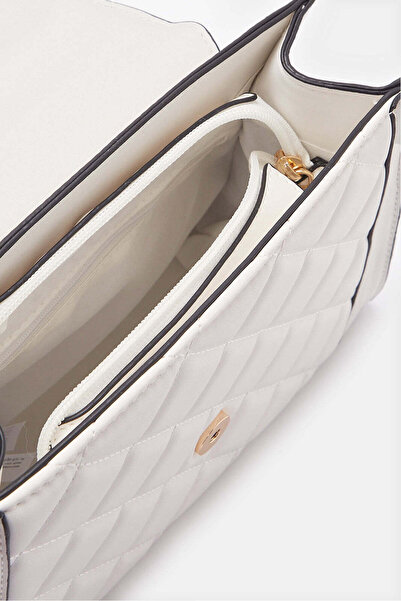 REDTAG Women White Embellished Day Bag