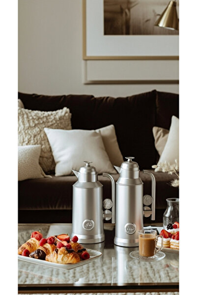 Generic Luxurious and uniquely designed 1-liter tea and coffee thermos set