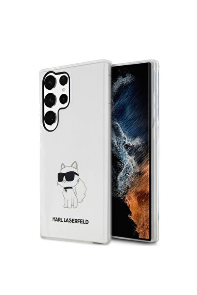 Karl Lagerfeld Case for Samsung Galaxy S23 Ultra, Hardcase Transparent, Transparent