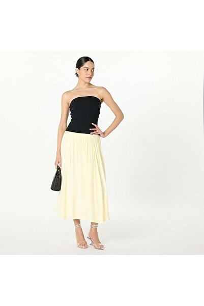 The Drop Rochie maxi fără bretele Lillian, lunga, marime XS,