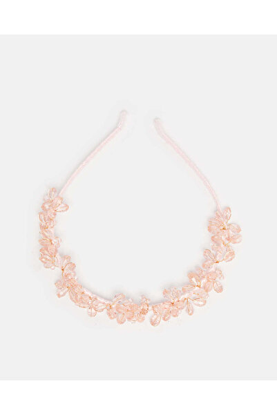 REDTAG عصابة رأس نسائية مزينة باللون الوردي