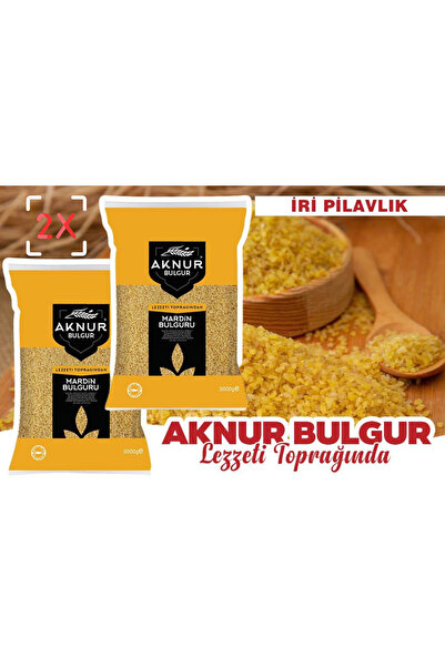 Aknur İri Pilavlık Mardin Bulguru 5KGX2 Lİ PAKET