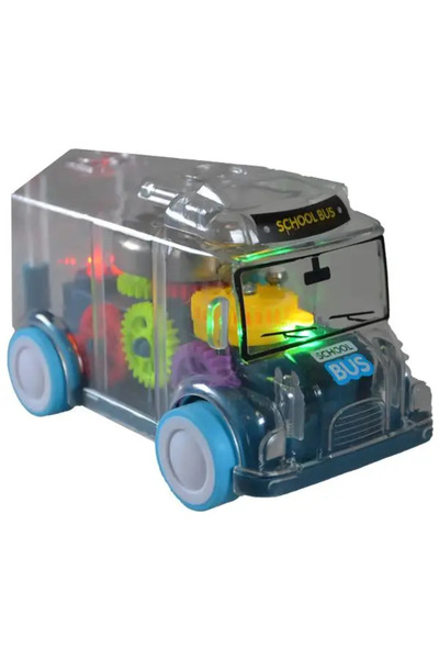 Ceren سيارة ميني باص شفافة من سي تويز مع صوت وإضاءة طراز SR878-06