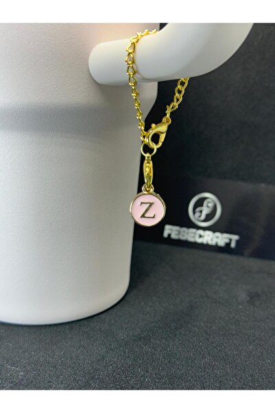 FESECRAFT Z Letter Pink Charm Stnly Quencher Compatible Thermos Accessory Bag Accessory