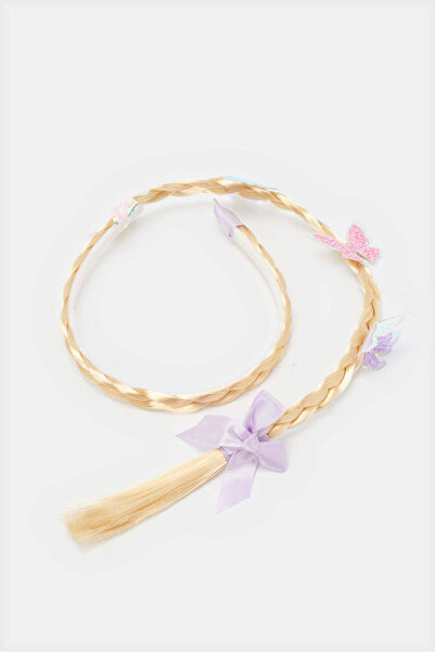 REDTAG عصابة رأس مزينة باللون الأصفر للبنات