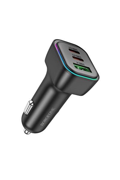 Borofone Încărcător auto de mare putere, 60W, cu trofeu LED, BZ28C