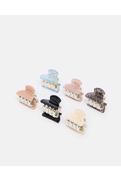 REDTAG مجموعة مخالب شعر نسائية متنوعة (عبوة من 6 قطع)