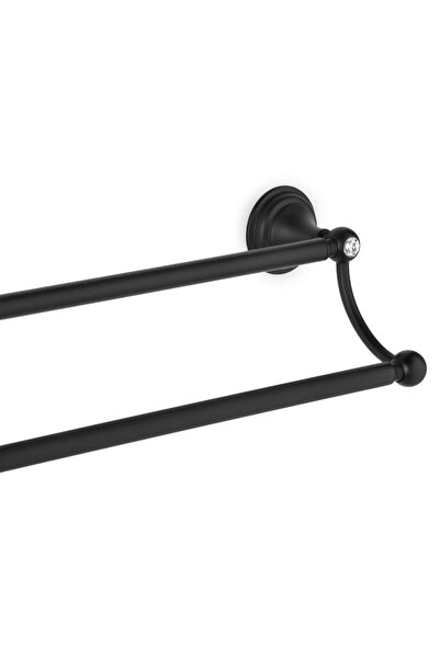 Maison Mex Bara dubla prosop, PRECIOUS, L.60 l.13 H.10 cm, negru