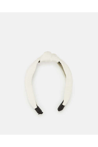 REDTAG Women White Jacquard Headband