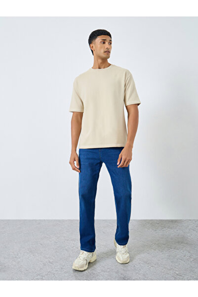 Styli Men Oversized Slogan Print T-Shirt