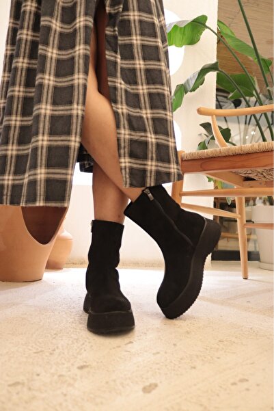 CICIKIZ Molly Zippered Boots Sole Stitched