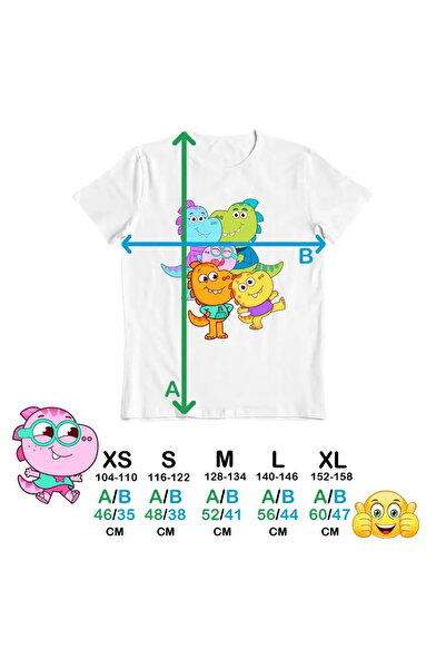 OEM Kids Boys' T-Shirt Tim Rex The Whole Family Space Dinosaurs Cosmos