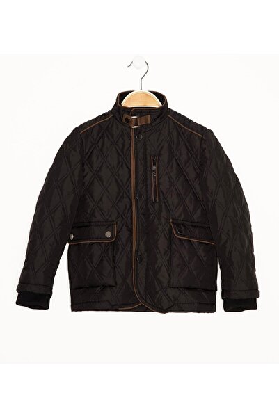 Dewberry Boy's Coat-Black
