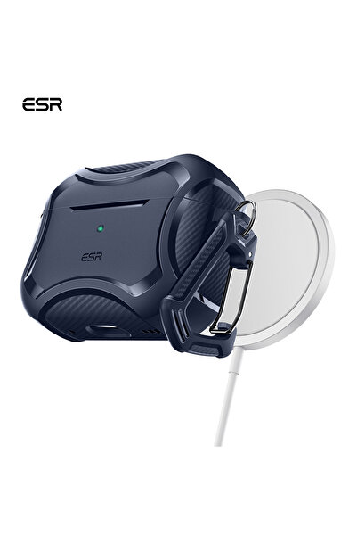 ESR AirPods Pro / Pro 2 Kılıf - Cyber Armor Tough HaloLock MagSafe Kılıf