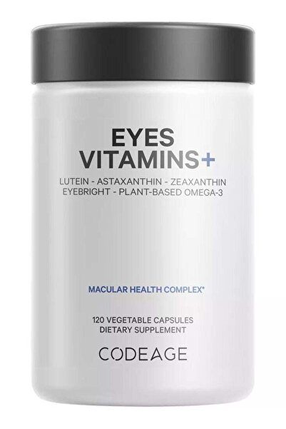 Codeage Eyes Vitamins+ Macular Health Complex 120 Vegetable Capsules
