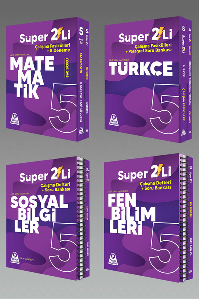 Örnek Akademi Yayınları Örnek Akademi 5.SINIF 4'LÜ SET (GÜNCEL MÜFREDAT)