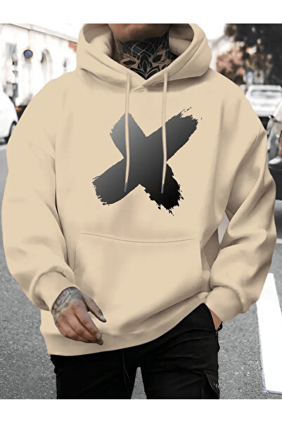 Flow touch هودي فرشا داربز X مطبوع قصة فضفاضة