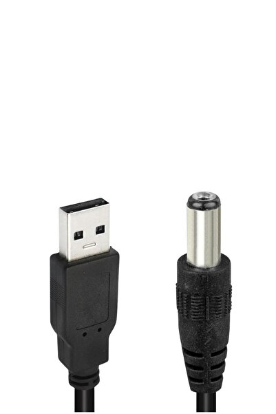Axe Tools USB Erkek to DC 5.5x2.5mm Adaptör Kablo – 1 Metre Güç Aktarım Kablo...