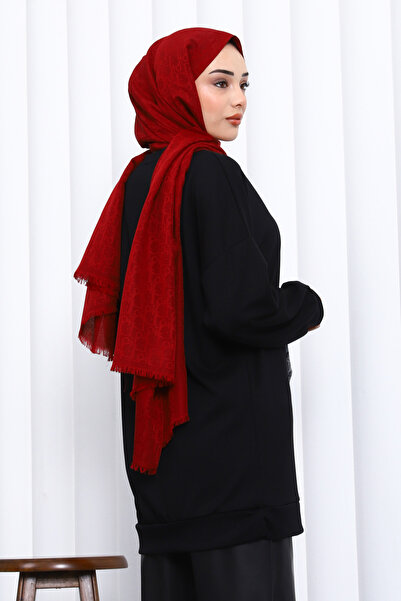 İmajButik Modal Tunic with Black Scarf Accessories