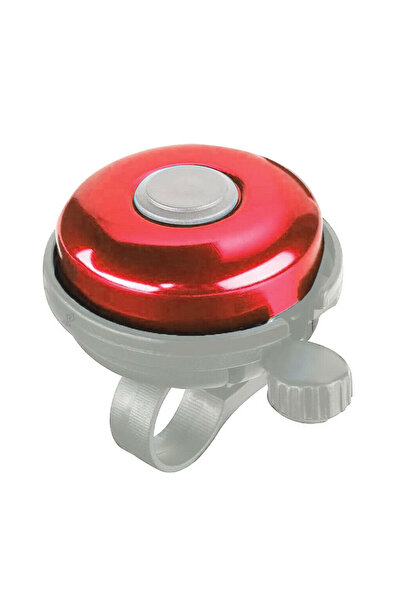 zola Metal bicycle bell, easy to assemble, classic handle, loud sounds, red