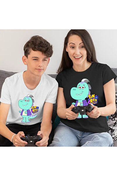 OEM Women's T-Shirt Tim Rex Grandma Space Dinosaurs T-Rex