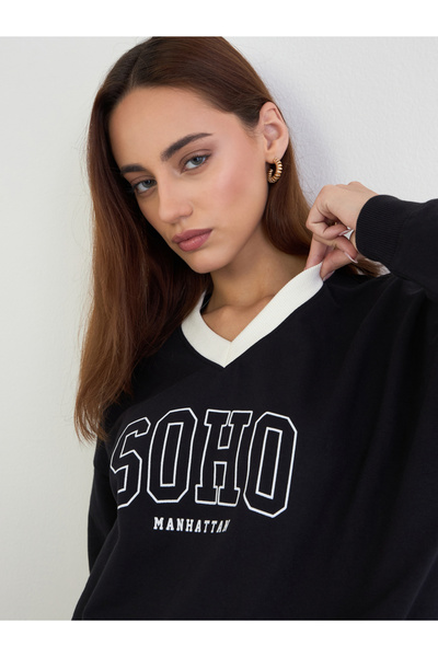 Styli Oversized Regular Length Sweatshirt and Joggers Co-Ords