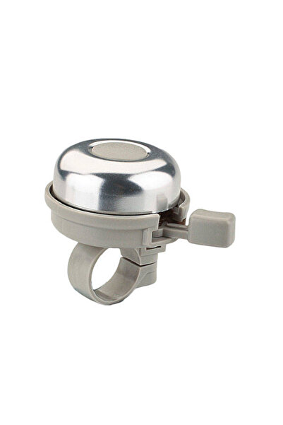 zola Metal bicycle bell, easy assembly, classic handle, loud sounds, silver