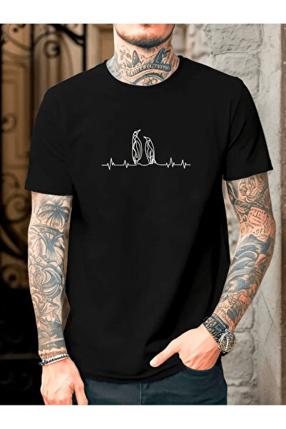 Flow touch تي شيرت البطريق نابيز مطبوع