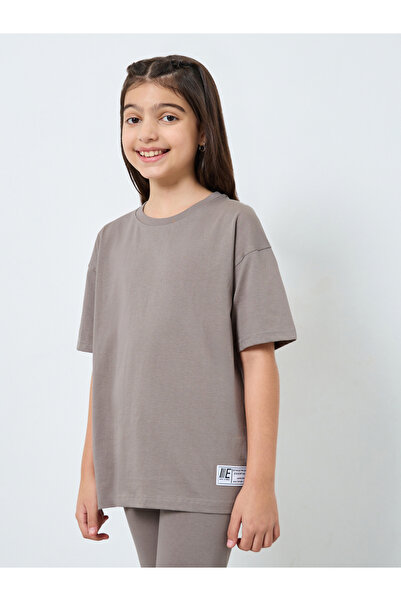 Styli Solid Oversized T-Shirt and Leggings Set