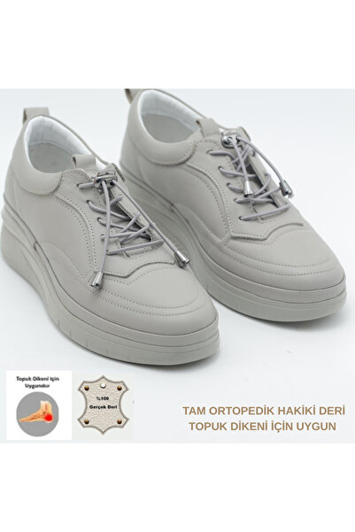 Cozi company Women's Genuine Leather Comfortable Walking Shoes Suitable for Heel Spurs