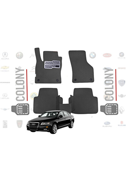 COLONY Audi A6 C6 (2008-2011) Uyumlu 1.Kalite Hücreli Premium Eva Paspas Seti...