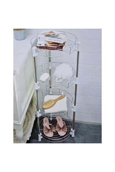 KEKE رف تخزين متعدد الأغراض بأربع طبقات