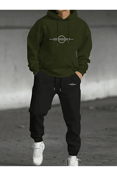 Flow touch طقم بدلة رياضية مينيماليست كرايغ مطبوع