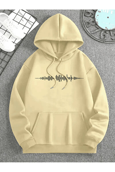 Flow touch هوديي سيس ويف مطبوع بتصميم بسيط